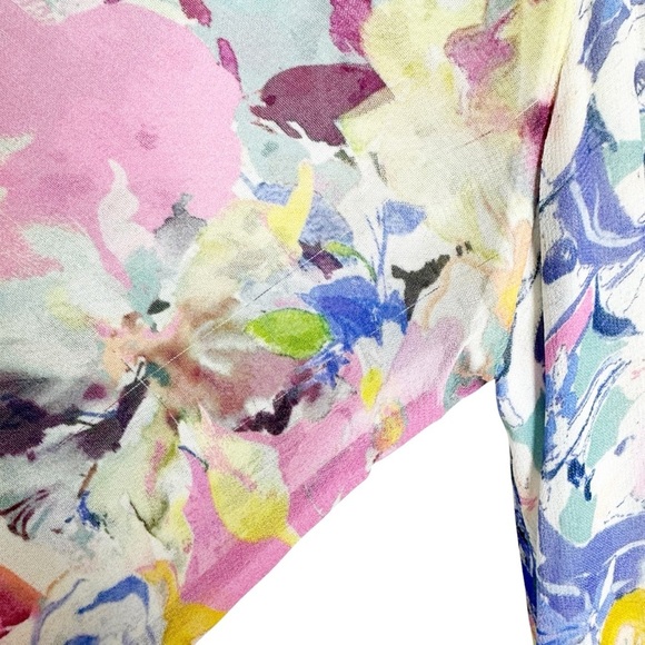 ROCOCO SAND Floral Print Wrap Mini Dress Size XS - Picture 7 of 13